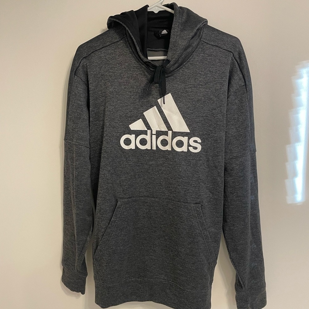 Adidas dark gray size large sweatshirt